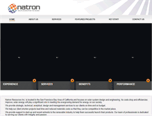 Tablet Screenshot of natronresources.com